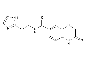 N-[2-(1H-imidazol-2-yl)ethyl]-3-keto-4H-1,4-benzoxazine-7-carboxamide