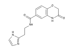 N-[2-(1H-imidazol-2-yl)ethyl]-3-keto-4H-1,4-benzoxazine-6-carboxamide