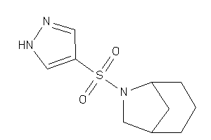 6-(1H-pyrazol-4-ylsulfonyl)-6-azabicyclo[3.2.1]octane