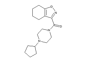 (4-cyclopentylpiperazino)-(4,5,6,7-tetrahydroindoxazen-3-yl)methanone