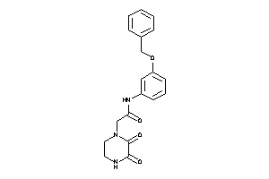 N-(3-benzoxyphenyl)-2-(2,3-diketopiperazino)acetamide