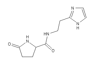 N-[2-(1H-imidazol-2-yl)ethyl]-5-keto-pyrrolidine-2-carboxamide