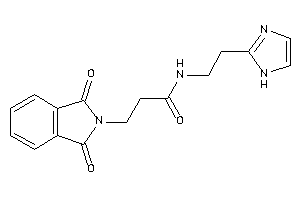 N-[2-(1H-imidazol-2-yl)ethyl]-3-phthalimido-propionamide