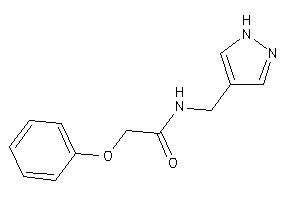 2-phenoxy-N-(1H-pyrazol-4-ylmethyl)acetamide
