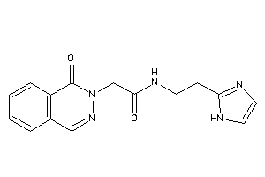 N-[2-(1H-imidazol-2-yl)ethyl]-2-(1-ketophthalazin-2-yl)acetamide