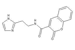 N-[2-(1H-imidazol-2-yl)ethyl]-2-keto-chromene-3-carboxamide