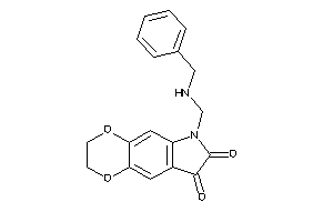 6-[(benzylamino)methyl]-2,3-dihydro-[1,4]dioxino[2,3-f]indole-7,8-quinone