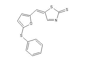 5-[[5-(phenylthio)-2-furyl]methylene]-3-thiazoline-2-thione