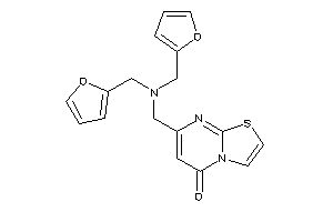 7-[[bis(2-furfuryl)amino]methyl]thiazolo[3,2-a]pyrimidin-5-one