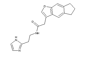 2-(6,7-dihydro-5H-cyclopenta[f]benzofuran-3-yl)-N-[2-(1H-imidazol-2-yl)ethyl]acetamide