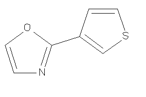 Image of 2-(3-thienyl)oxazole