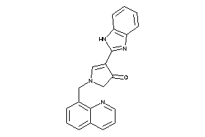 4-(1H-benzimidazol-2-yl)-1-(8-quinolylmethyl)-2-pyrrolin-3-one