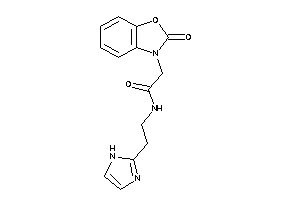 N-[2-(1H-imidazol-2-yl)ethyl]-2-(2-keto-1,3-benzoxazol-3-yl)acetamide