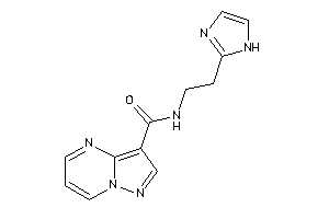 N-[2-(1H-imidazol-2-yl)ethyl]pyrazolo[1,5-a]pyrimidine-3-carboxamide