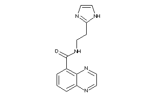 N-[2-(1H-imidazol-2-yl)ethyl]quinoxaline-5-carboxamide