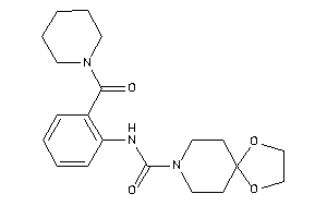 N-[2-(piperidine-1-carbonyl)phenyl]-1,4-dioxa-8-azaspiro[4.5]decane-8-carboxamide