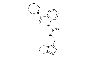 1-(6,7-dihydro-5H-pyrrolo[2,1-c][1,2,4]triazol-3-ylmethyl)-3-[2-(piperidine-1-carbonyl)phenyl]urea