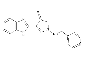 4-(1H-benzimidazol-2-yl)-1-(4-pyridylmethyleneamino)-2-pyrrolin-3-one