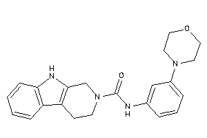 N-(3-morpholinophenyl)-1,3,4,9-tetrahydro-$b-carboline-2-carboxamide