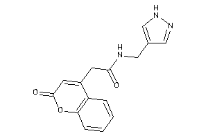 2-(2-ketochromen-4-yl)-N-(1H-pyrazol-4-ylmethyl)acetamide