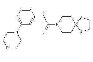 N-(3-morpholinophenyl)-1,4-dioxa-8-azaspiro[4.5]decane-8-carboxamide