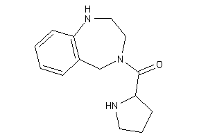 Pyrrolidin-2-yl(1,2,3,5-tetrahydro-1,4-benzodiazepin-4-yl)methanone