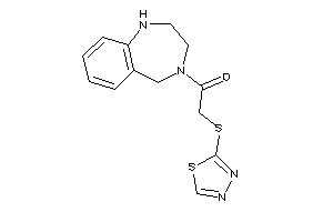 1-(1,2,3,5-tetrahydro-1,4-benzodiazepin-4-yl)-2-(1,3,4-thiadiazol-2-ylthio)ethanone