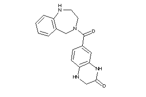 7-(1,2,3,5-tetrahydro-1,4-benzodiazepine-4-carbonyl)-3,4-dihydro-1H-quinoxalin-2-one