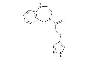 3-(1H-pyrazol-4-yl)-1-(1,2,3,5-tetrahydro-1,4-benzodiazepin-4-yl)propan-1-one