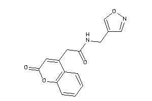 N-(isoxazol-4-ylmethyl)-2-(2-ketochromen-4-yl)acetamide