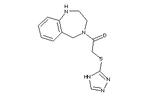 1-(1,2,3,5-tetrahydro-1,4-benzodiazepin-4-yl)-2-(4H-1,2,4-triazol-3-ylthio)ethanone