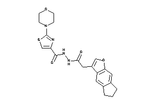 N'-[2-(6,7-dihydro-5H-cyclopenta[f]benzofuran-3-yl)acetyl]-2-morpholino-thiazole-4-carbohydrazide