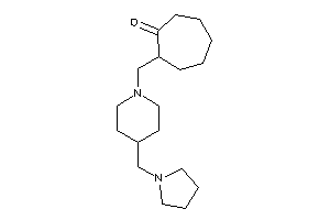 Image of 2-[[4-(pyrrolidinomethyl)piperidino]methyl]cycloheptanone