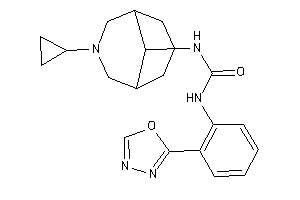 1-(7-cyclopropyl-7-azabicyclo[3.3.1]nonan-9-yl)-3-[2-(1,3,4-oxadiazol-2-yl)phenyl]urea