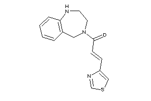 1-(1,2,3,5-tetrahydro-1,4-benzodiazepin-4-yl)-3-thiazol-4-yl-prop-2-en-1-one