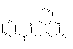 2-(2-ketochromen-4-yl)-N-(3-pyridyl)acetamide