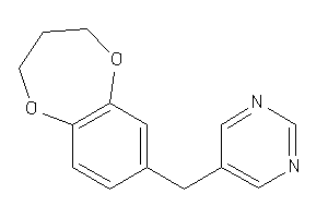 5-(3,4-dihydro-2H-1,5-benzodioxepin-7-ylmethyl)pyrimidine