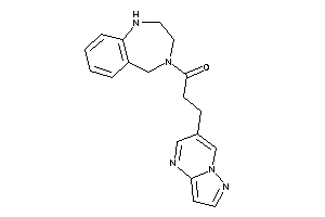 3-pyrazolo[1,5-a]pyrimidin-6-yl-1-(1,2,3,5-tetrahydro-1,4-benzodiazepin-4-yl)propan-1-one