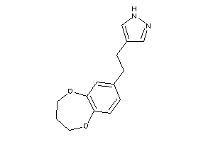 4-[2-(3,4-dihydro-2H-1,5-benzodioxepin-7-yl)ethyl]-1H-pyrazole