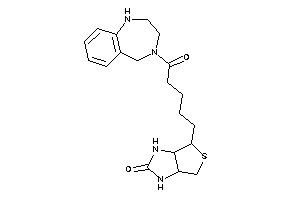 6-[5-keto-5-(1,2,3,5-tetrahydro-1,4-benzodiazepin-4-yl)pentyl]-1,3,3a,4,6,6a-hexahydrothieno[3,4-d]imidazol-2-one