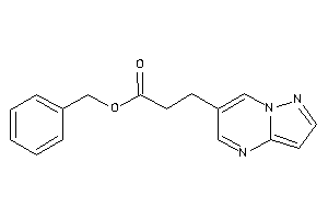 3-pyrazolo[1,5-a]pyrimidin-6-ylpropionic Acid Benzyl Ester