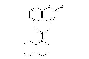 4-[2-(3,4,4a,5,6,7,8,8a-octahydro-2H-quinolin-1-yl)-2-keto-ethyl]coumarin