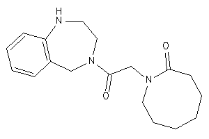 1-[2-keto-2-(1,2,3,5-tetrahydro-1,4-benzodiazepin-4-yl)ethyl]azocan-2-one