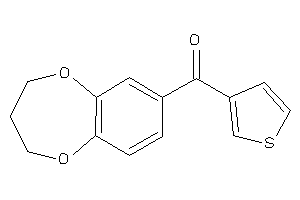 3,4-dihydro-2H-1,5-benzodioxepin-7-yl(3-thienyl)methanone