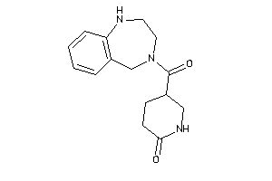 5-(1,2,3,5-tetrahydro-1,4-benzodiazepine-4-carbonyl)-2-piperidone