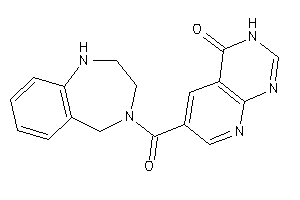 6-(1,2,3,5-tetrahydro-1,4-benzodiazepine-4-carbonyl)-3H-pyrido[2,3-d]pyrimidin-4-one