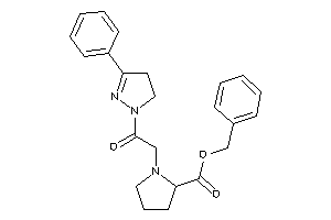 1-[2-keto-2-(3-phenyl-2-pyrazolin-1-yl)ethyl]pyrrolidine-2-carboxylic Acid Benzyl Ester