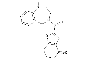 2-(1,2,3,5-tetrahydro-1,4-benzodiazepine-4-carbonyl)-6,7-dihydro-5H-benzofuran-4-one