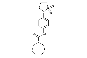 N-[4-(1,1-diketo-1,2-thiazolidin-2-yl)phenyl]azepane-1-carboxamide