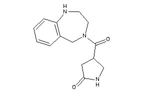 4-(1,2,3,5-tetrahydro-1,4-benzodiazepine-4-carbonyl)-2-pyrrolidone